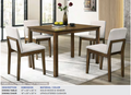 Solid Wood 5-Pc Dinning Set