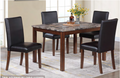 Faux marble Table top 5-Pc Dinning Table