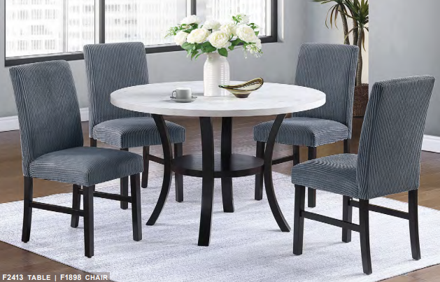 Faux Marble Table Top Casual Dinning