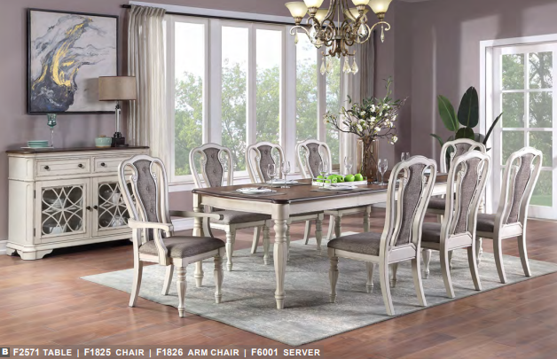 Upholstered Cushion Formal Dinning set